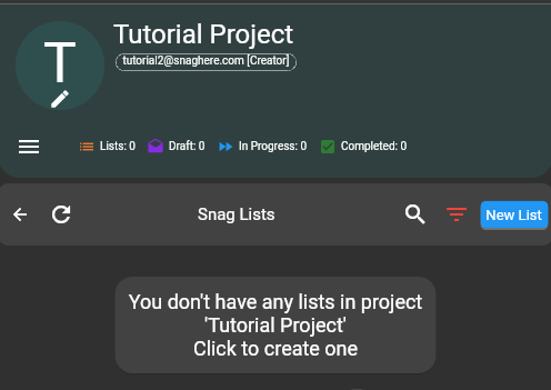snaghere new snag list