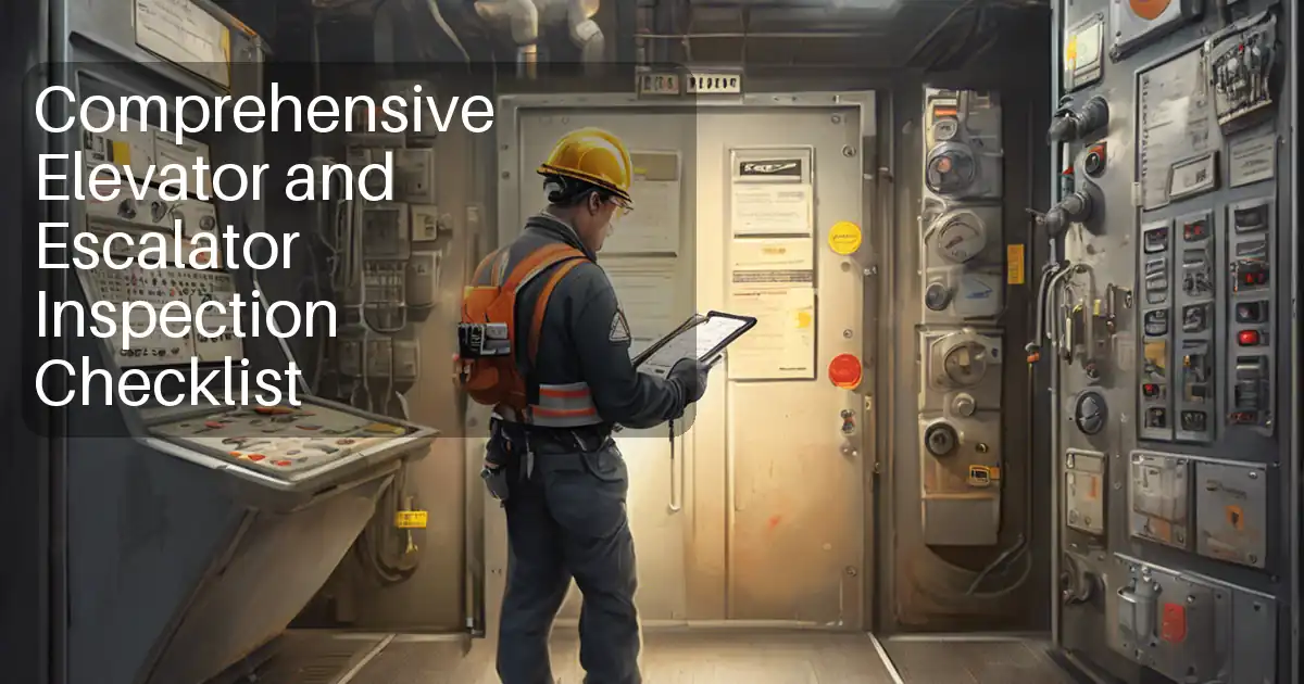 Comprehensive Elevator and Escalator Inspection Checklist image