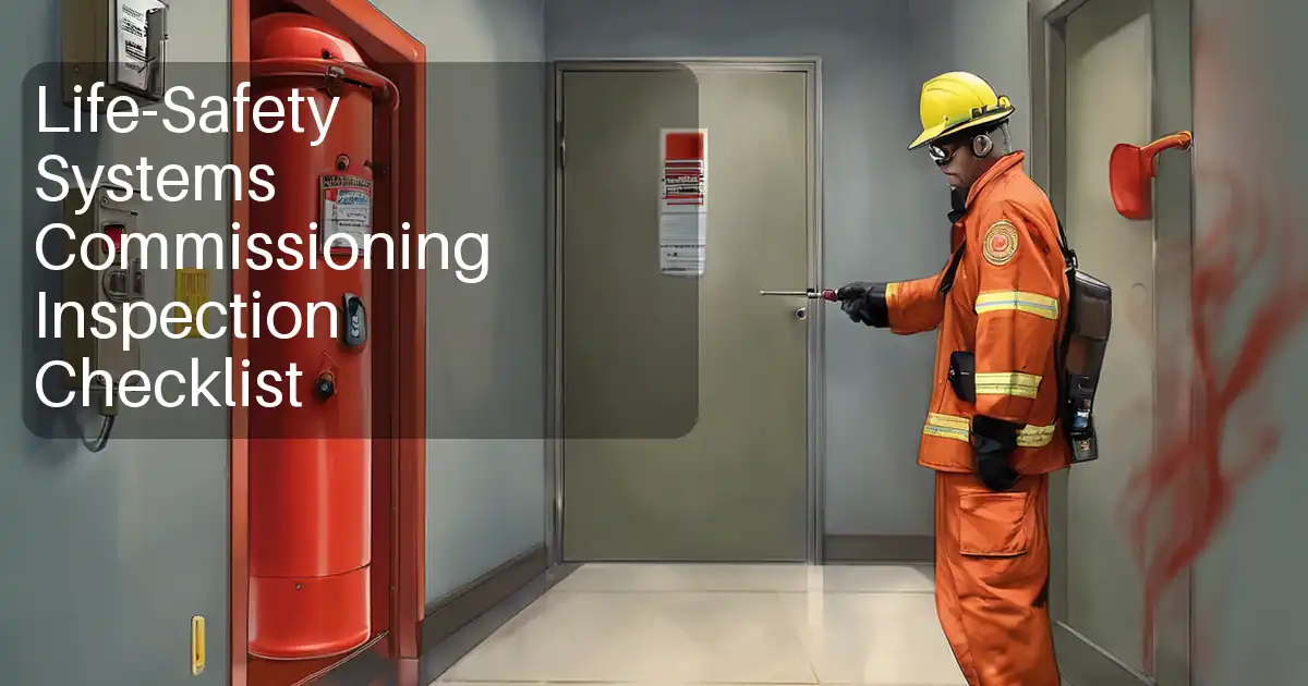Life-Safety Systems Commissioning Inspection Checklist image