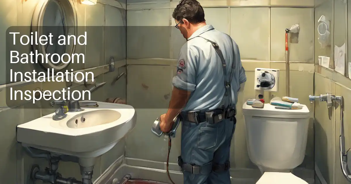 Toilet and Bathroom Installation Inspection image
