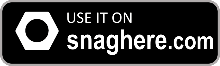 snaghere web version landing page